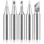 Soldering Iron Tips 5pcs Exclusive for BK90 BK901 BK60 Soldering Station, Multiple Model Tips Replacement Kit with Exquisite Package (T600-B, T600-I, T600-K, T600-2.4D, T600-3C)
