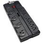 Tripp Lite 12 Outlet Surge Protector Power Strip, 8ft Cord, Right-Angle Plug, Tel/Modem Protection, RJ11, Black & 10 Outlet Surge Protector Power Strip, 8ft Cord, Tel/DSL Protection, RJ11,(TLP1008TEL) Tripp Lite 12 Outlet Surge Protector Power Strip, 8ft Cord, Right-Angle Plug, Tel/Modem Protection, RJ11, Black & 10 Outlet Surge Protector Power Strip, 8ft Cord, Tel/DSL Protection, RJ11,(TLP1008TEL)