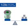 0.5 Pound Lead Free Solder Wire Thin 0.3mm 0.01inch Rosin Core Solder Wire 228g Alloy Fine Electrical Soldering Wire with Flux Electronics Repairing Soldering RoHs Low Melting Temperature