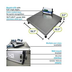 Adam Equipment CPWplus 150M Floor Scale, 330lb/150kg Capacity, 0.1lb/50g Readability