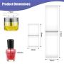 500 Pieces Heat Shrink Wrap Bands Clear Perforated Shrink Band for Bottles, Jars, Cans and Tins, 4.5 x 2.3 cm, 11.5 x 2.8 cm