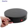 ComXim 360 Degree Black Photography Turntable for Product Shooting, 44LB Capacity, 7.87in Diameter, Knob Control Speed, Jewelry,Watch,Shampoo,Shoes,Bag Shooting and dispaly