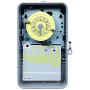 Intermatic T104P DPST Time Clock, 24 Hour, 208V to 277V, Grey