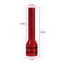Qiilu 2Pcs Universal Car Truck Aluminum Interior Door Lock Knob Pins Cover(Red)