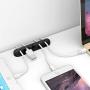 YUERSEAK Cable Clips Cord Organizer Cable Management, Adhesive Wire Cord Holder for Computer Power Cords,USB Charging Cables, Mouse Cable, Desk PC, Office Home Car - 7, 5,3 Slots Black, 3 Packs