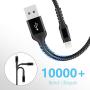 iPhone Charger Cable, MFi Certified 5Pack[0.5-3-3-6-6ft] Nylon Braided iPhone Cable, Fast Charging & Syncing Lightning Cable Compatible iPhone 11Pro Max/11Pro/11/XS/Max/XR/X/8/8P/7/7P