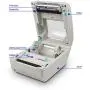 TEROW T9210 USB Desktop Thermal Label Printer 4X6 Barcode Printer 110mm Wide Adjustable 180mm/s High-Speed Printing Direct Thermal Printer for Label/Filing/Mailing/Home/Office Compatible with Windows