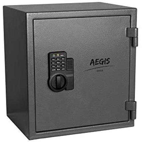 AEGIS 1.04 cu.ft Fireproof Safe Electronic Security Safe Box-Safes and Lock Boxes, Money Box, for Home Hotel Office Cash Jewelry,Battery and Keys Included