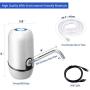 BANGMENG Water Bottle Pump,BPA-Free Electric Drinking Water Pump,USB Rechargeable Portable Water Dispenser,Automatic Shut-off Water Pump Dispenser for Universal 5 Gallon Bottles…