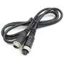 Hxchen 1M/3FT Car 4-Pin Aviation Video Extension Cable for CCTV Rearview Camera Truck Trailer Camper Bus Motorhome Vehicle Backup Monitor Waterproof Shockproof System