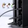 Digital Optical Audio Cable (10 Feet) - [Flawless Audio, Secure Connection] iVanky Slim Braided Digital Audio Optical Cord/Toslink Cable for Sound Bar, TV, PS4, Xbox, Samsung, Vizio - CL3 Rated, Grey