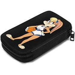 Hxuedan Lola Bunny Looney Tunes The Data Cable Storage Bag is A Portable and Independent Design SuitableVFor Travelers to Place The Data Cable, Earphone and Electronic Product Data Cable Storage Bag