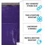 Amiff Pack of 100 Dark Purple Poly Mailers 6x9 Multipurpose Shipping Bags 6 x 9 Packaging Envelope Mailers 2 Mil Thick. Peel and Seal, Waterproof, Lightweight. Wrapping, Packing