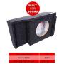 Atrend ''Bbox A151-10CP Single 10'''' Sealed Carpeted Subwoofer Enclosure - Fits 1999-2007 Chevrolet/GMC Silverado/Sierra Extended Cab'', charcoal