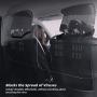 AOUSTHOP Car Taxi Partition Sneeze Guard, Interior Transparent Plexiglass Barrier, Acrylic Partition Isolation Protective Shield, for Driver Passenger, Splash Prevention Board with Hook and Loop Strap