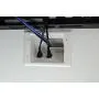 DATA COMM Electronics 45-0028-WH Recessed Pro-Power Kit with Duplex Surge Suppressor and Straight Blade Inlet, White