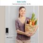 NGTeco Smart Lock,Fingerprint Keyless Entry Door Lock Deadbolt Bluetooth Biometric Electronic with Touchscreen Keypad Auto Lock APP Control with Cards Keys for Rental House Garage, No Drilling