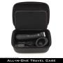CASEMATIX Hard Shell Travel Case Compatible with Manscaped Lawn Mower 3.0 and Lawn Mower 2.0 - Holds Electric Hair Clippers, Charging Base, Guides, Cleaning Brush and Trimmer Accessories - Case Only
