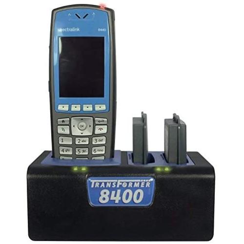 Transformer Charging Station for Polycom/SpectraLink 8400 & 8440 Series. 1 Phone & 2 Batteries. Power Supply Included