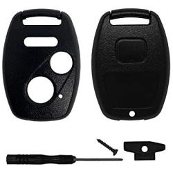 3 Button Replacement Key Fob Case Keyless Entry Fits Honda Accord/Civic/CR-V/Fit/Odyssey/Pilot/Ridgeline/CR-Z Remote Control Key Shell Casing