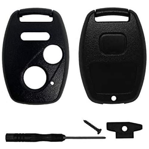 3 Button Replacement Key Fob Case Keyless Entry Fits Honda Accord/Civic/CR-V/Fit/Odyssey/Pilot/Ridgeline/CR-Z Remote Control Key Shell Casing