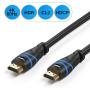 BlueRigger 4K HDMI Cable (50 Feet, Black,4K 30Hz,High Speed, in-Wall CL3 Rated)