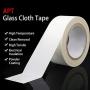 APT Glass Cloth Electrical Tape, High Temperature Masking Tape, 260°C. UL Listed, White Heat Resistant Tape. Ideal for Class H Electrical, Powder Coating, Sand Blasting(1'' x 36 Yds)