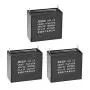uxcell Ceiling Fan Capacitor CBB61 16uF 450V AC Single Insert Metalized Polypropylene Film Capacitors 58x28x50mm for Water Pump Motor Generator, Pack of 3