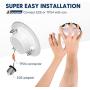BBounder LED Recessed Lighting 4 Inch 12Pack, Dimmable, Damp Rated, LED Downlight with Baffle Trim, 8.5W=60W 650LM 5000K Can Lights, Simple Retrofit Installation - UL + Energy Star