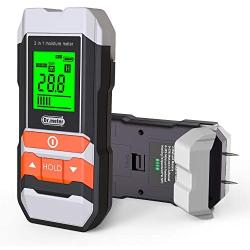 [Upgrade] Wood Moisture Meter, Dr.meter 2 in 1 Pin & Pinless Multifunctional Firewood/Wall/Building/Furniture Humidity Water Detector, Pin-type & Scanner Wood Moisture Tester