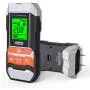 [Upgrade] Wood Moisture Meter, Dr.meter 2 in 1 Pin & Pinless Multifunctional Firewood/Wall/Building/Furniture Humidity Water Detector, Pin-type & Scanner Wood Moisture Tester