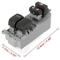 X AUTOHAUX 84820-0D100 Car Power Door Window Switch Front Driver Left Side Replacement for Toyota Yaris 2005-2011