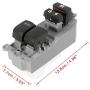 X AUTOHAUX 84820-0D100 Car Power Door Window Switch Front Driver Left Side Replacement for Toyota Yaris 2005-2011