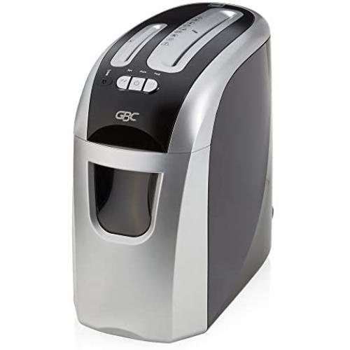 GBC Paper Shredder, 12 Sheet Capacity, Super Cross-Cut, 1 User, Personal, EX12-05 (1757390) , Black/Silver