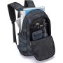 Tzowla Business Laptop Backpack Water Resistant Anti-Theft College Backpack with USB Charging Port and Lock 15.6 Inch Computer Backpacks for Women Men, Casual Hiking Travel Daypack (Navy Blue Camo)