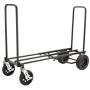 Rock-N-Roller R12STEALTH (All Terrain Stealth) 8-in-1 Folding Multi-Cart/Hand Truck/Dolly/Platform Cart/34'' to 52'' Telescoping Frame/500 lbs. Load Capacity, Black