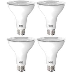 Sunco Lighting 4 Pack PAR30 LED Bulb, Dusk-to-Dawn Photocell Sensor, 11W=75W, 2700K Soft White, 850 LM, Waterproof, Auto On/Off Outdoor Security Spotlight - UL