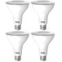 Sunco Lighting 4 Pack PAR30 LED Bulb, Dusk-to-Dawn Photocell Sensor, 11W=75W, 2700K Soft White, 850 LM, Waterproof, Auto On/Off Outdoor Security Spotlight - UL