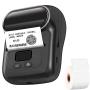 M110 Label Maker - Portable Bluetooth Barcode Printer, Mini Wireless Thermal Label Maker Machine for Clothing, Jewelry, Retail, Note, for iOS & Android, with 1.57''x1.18'' Label (40x30mm,1-Pack)