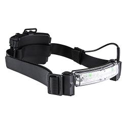 FoxFury Command+ LoPro White/Green LED Helmet Light, Rechargeable Fire and Impact Resistant, Waterproof, 100 Lumens