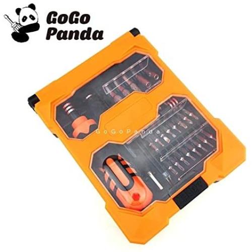 Screwdriver 33 in 1 Precision Screwdriver Set with Tweezer Solf extension bar for Digital electronic products Tap screwdriver - (Color: 8160)