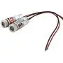 ICQUANZX 5PCS 650nm 5mW 3-5V Red Laser Dot Module Diode w/Driver Plastic Lens.