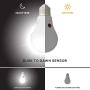 Amazon Basics 60 Watt Equivalent, Dusk to Dawn Sensor, Non-Dimmable, A19 LED Light Bulb - Soft White, 2-Pack