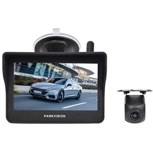 PARKVISION Digital Wireless Backup Camera Kit with Super Stable Signal,4.3HD Monitor,IP68 Waterproof 150°Wide Viewing Angle with Parking Lines,Universal for Car for Truck,Van,Camping Car,SUV,Pickup