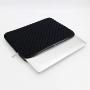 RAINYEAR 11 Inch Laptop Sleeve Diamond Foam Shock Resistant Neoprene Case Fluffy Lining Cover Carrying Bag Compatible with 11.6 MacBook Air Surface for 11'' Chromebook Computer Tablet Notebook(Black)