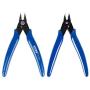 Professional Pliers Cutter Electronic Flush Wire Cutter Carbon Steel Cutting Nippers for Electrical Jewelry making (Blue)