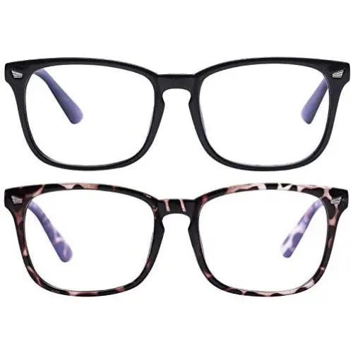 AIMADE Unisex Blue Light Blocking Glasses Blue Filter Computer Glasses (Anti Eye Eyestrain) Gaming Glasses for Women Man