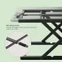 Zinus Tina Smart Adjust Standing Desk / Adjustable Height Desktop Workstation / 32'' x 22'' / Black