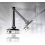 Duronic Projector Mount PB04XL | Bracket Fixing for Ceiling or Wall | 30lbs Capacity | Universal | Heavy Duty | Fittings Included | Rotate 360 °, Swivel 180 °, Tilt 180° for Easy Projection Set-up