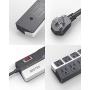 BESTEK 16-Outlet Power Strip Surge Protector with 15A 1875W 6 Feet Long Power Cords, 500Joules,Wide Spaced Multi Outlets Plugs Sockets Slanted for Entertainment Center and More BESTEK 16-Outlet Power Strip Surge Protector with 15A 1875W 6 Feet Long Power Cords, 500Joules,Wide Spaced Multi Outlets Plugs Sockets Slanted for Entertainment Center and More